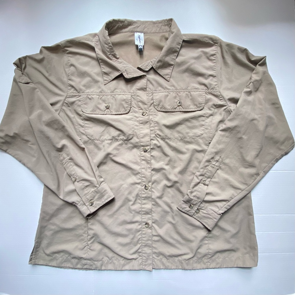 Magellan Outdoors Fishing Hunting Gear Long Sleeve Vented Shirt, Men’s Size XXL